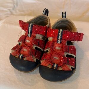 Keen Newport H2 Red/Blue sandals toddler 6